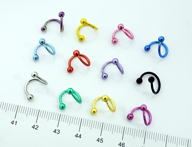 Kolczyki piercing