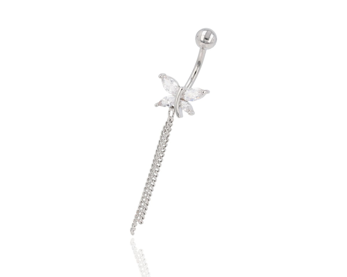 Kolczyk piercing motyl 