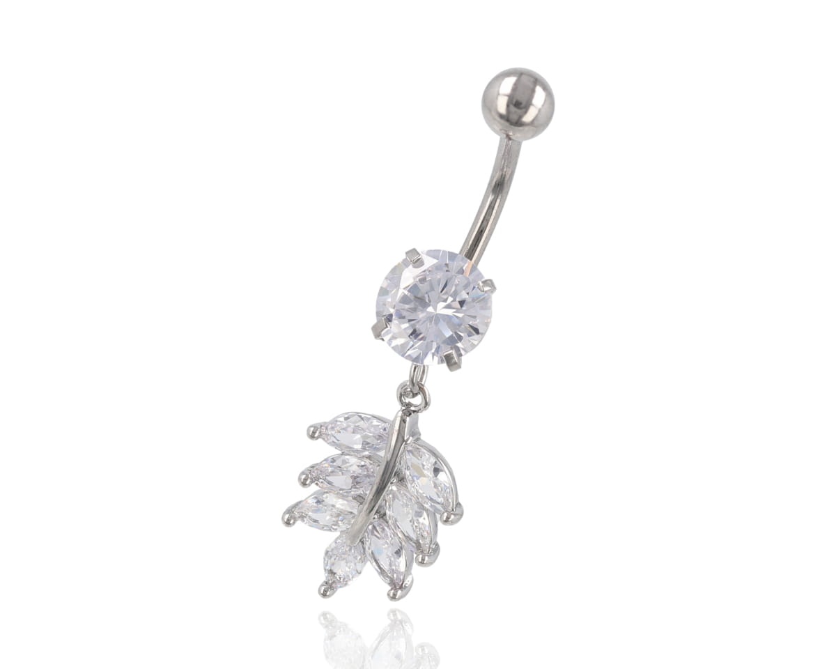 Kolczyki piercing gałązka