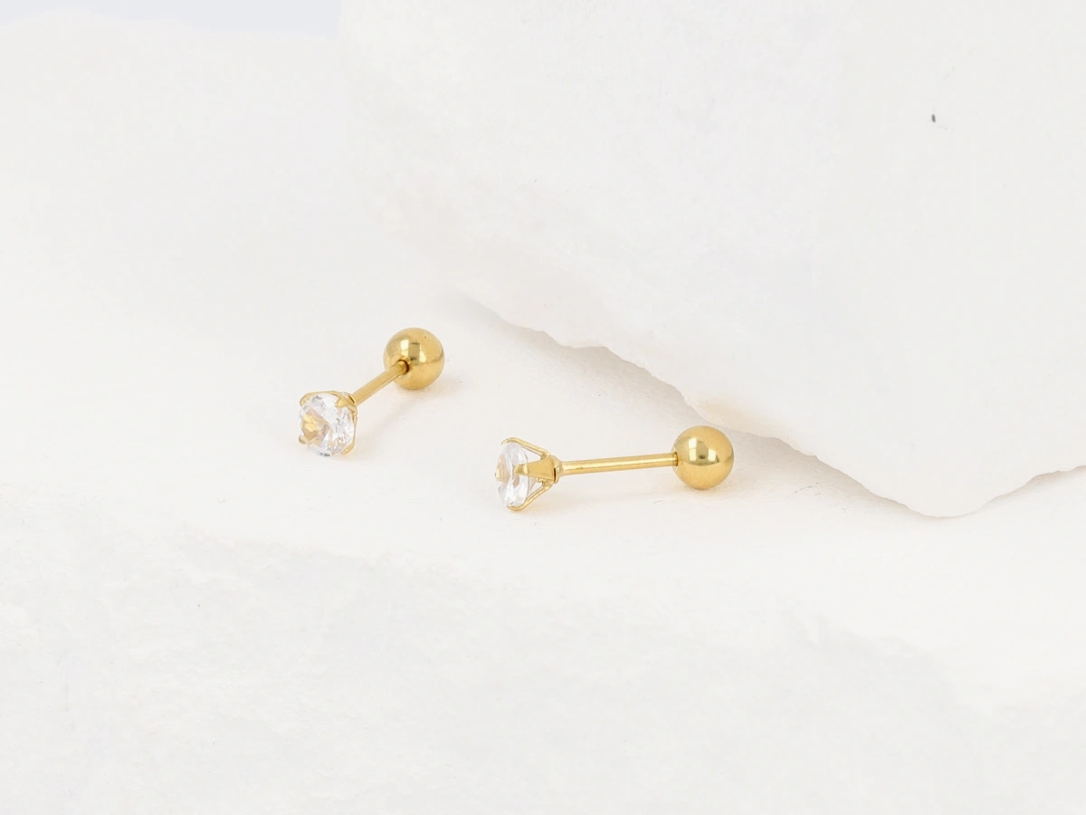 Kolczyki oczka (4 mm)