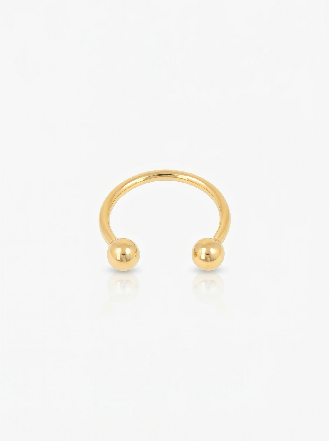 Kolczyk piercing podkowa 